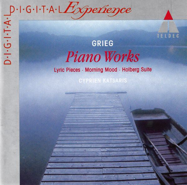 Grieg* : Cyprien Katsaris : Piano Works (Lyric Pieces · Morning Mood · Holberg Suite) (CD, Album, RE)