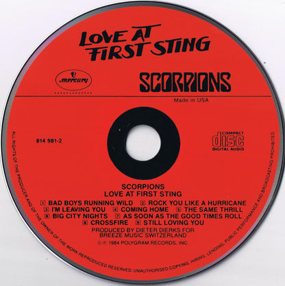 Scorpions : Love At First Sting (CD, Album, RE)