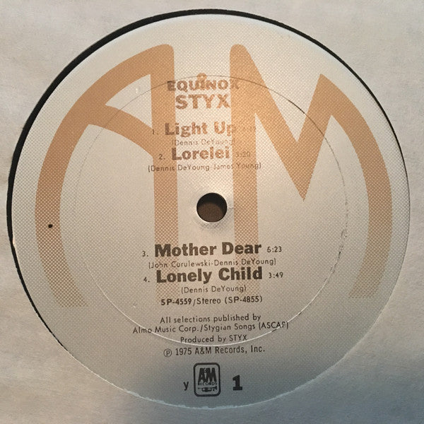 Styx : Equinox (LP, Album, y -)
