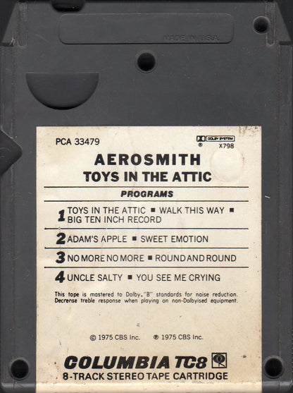 Aerosmith : Toys In The Attic (8-Trk, Album, Dol)