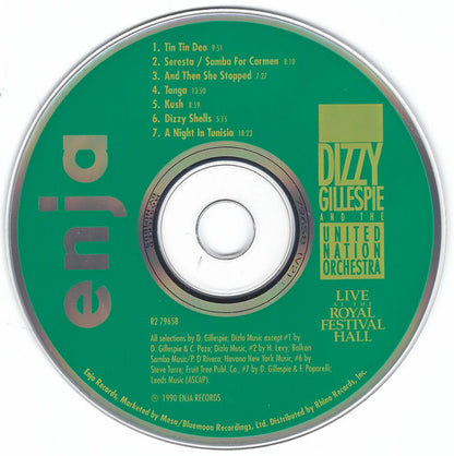 Dizzy Gillespie And The United Nation Orchestra : Live At The Royal Festival Hall (CD, Album)