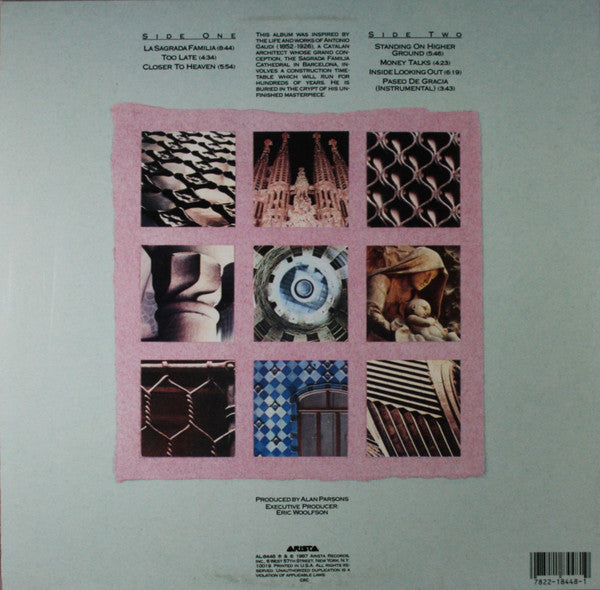 The Alan Parsons Project : Gaudi (LP, Album, Club, Car)