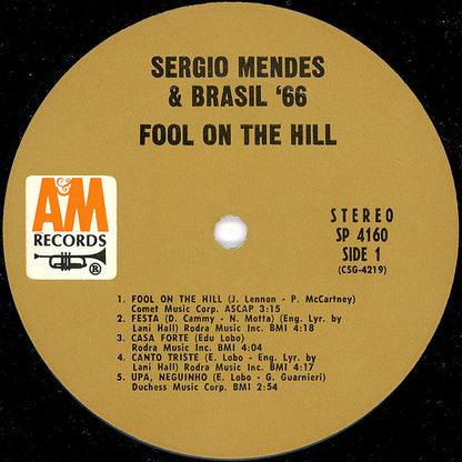 Sergio Mendes & Brasil '66* : Fool On The Hill (LP, Album, Gat)