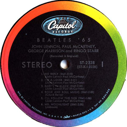 The Beatles : Beatles '65 (LP, Album, Scr)