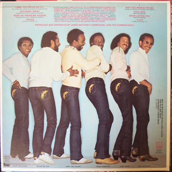 Commodores : In The Pocket (LP, Album, Club, RCA)