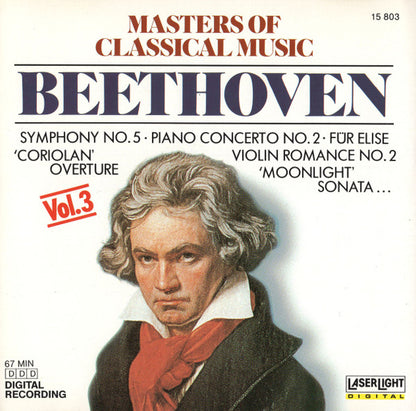 Beethoven* : Masters Of Classical Music, Vol.3: Beethoven (CD, Comp)