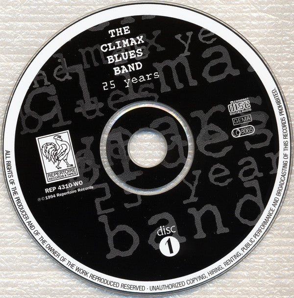 Climax Blues Band : 25 Years 1968-1993 (2xCD, Comp, Sli)