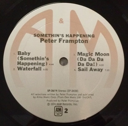 Peter Frampton : Somethin's Happening (LP, Album, Ter)