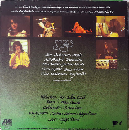 Yes : Close To The Edge (LP, Album, RE, PRC)