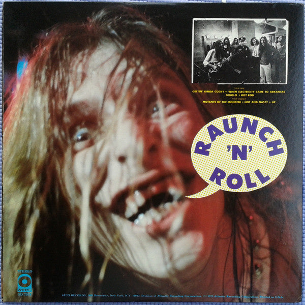 Black Oak Arkansas : Raunch 'N' Roll Live (LP, Album, RE, PR )