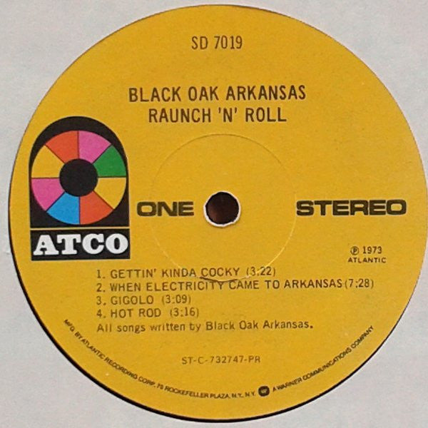 Black Oak Arkansas : Raunch 'N' Roll Live (LP, Album, RE, PR )