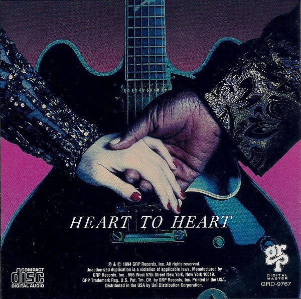 Diane Schuur & B.B. King : Heart To Heart (CD, Album, Club)