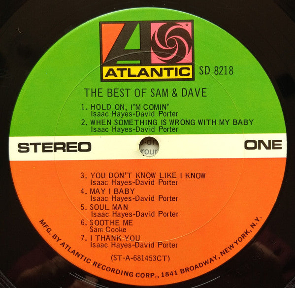 Sam & Dave : The Best Of Sam & Dave (LP, Comp, Ter)