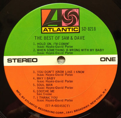 Sam & Dave : The Best Of Sam & Dave (LP, Comp, Ter)