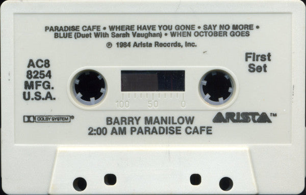 Barry Manilow : 2:00 AM Paradise Cafe (Cass, Album)