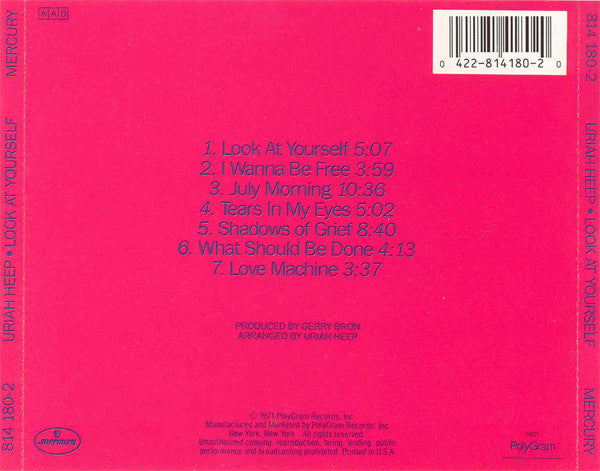 Uriah Heep : Look At Yourself (CD, Album, RE)