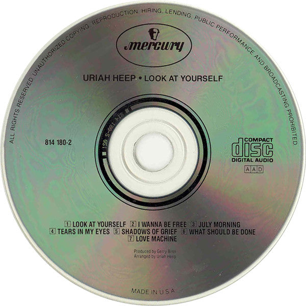 Uriah Heep : Look At Yourself (CD, Album, RE)