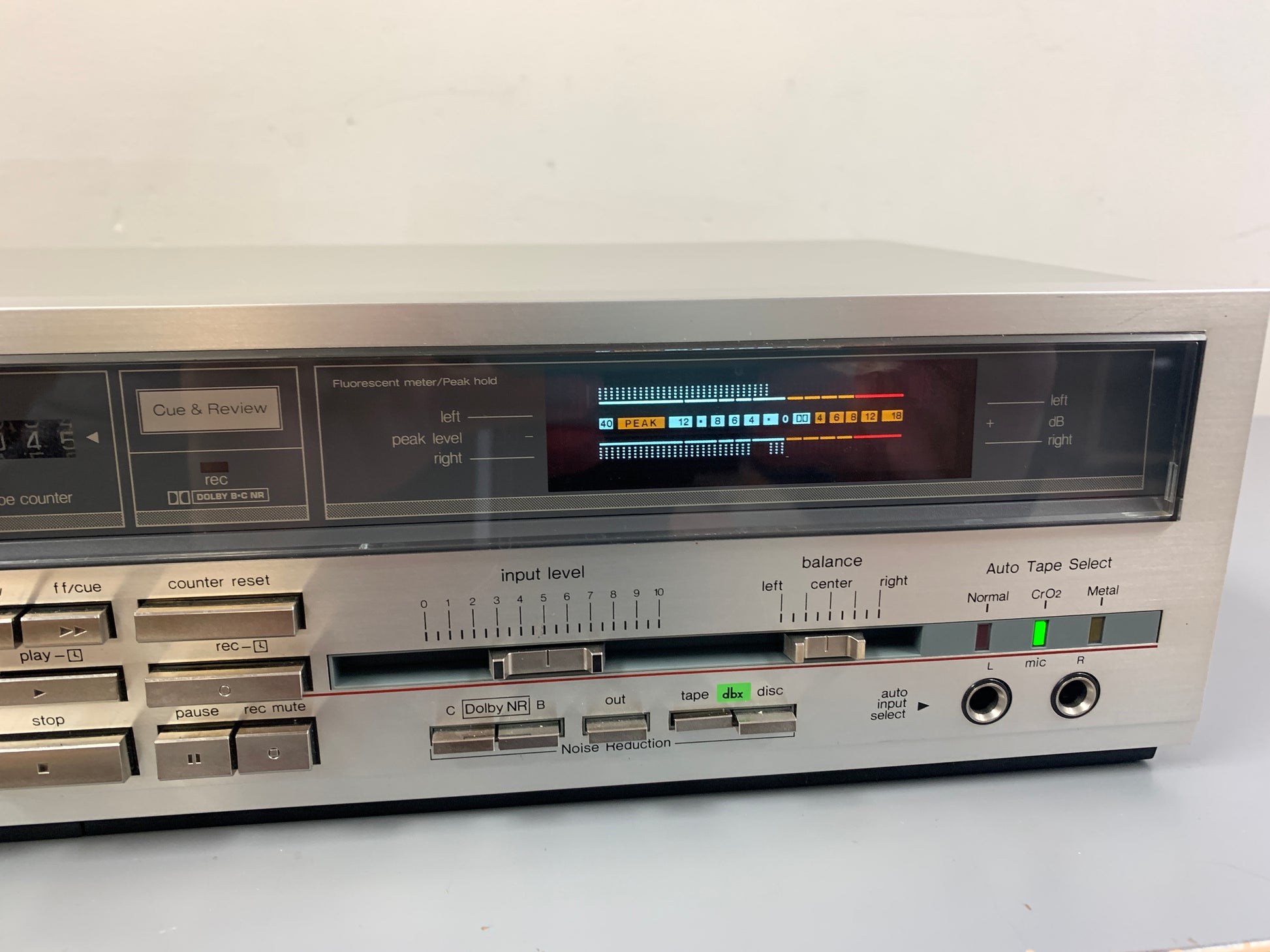 Platine Cassette Technics RS-M230 / RS-M250 - Pour Pièces - Ne Fonctionne Pas