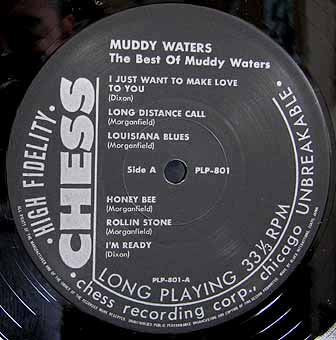 Muddy Waters : The Best Of Muddy Waters (LP, Comp, Mono, RE)