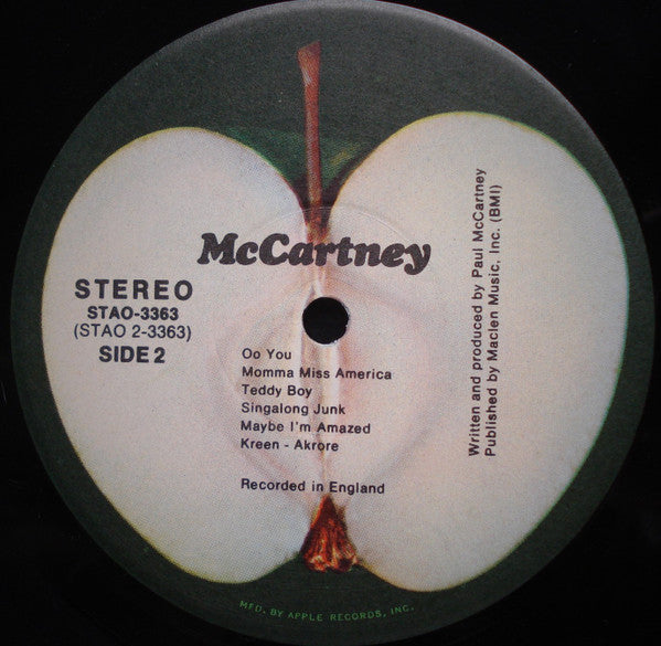 Paul McCartney : McCartney (LP, Album, Win)