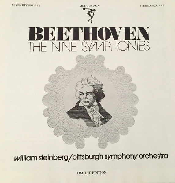 Beethoven*, William Steinberg / Pittsburgh Symphony Orchestra : The Nine Symphonies (7xLP, Ltd + Box, Comp)