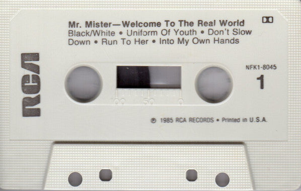 Mr. Mister : Welcome To The Real World (Cass, Album)