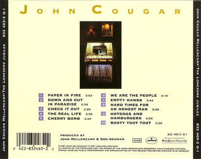 John Cougar Mellencamp : The Lonesome Jubilee (CD, Album, PDO)
