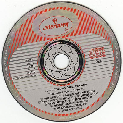 John Cougar Mellencamp : The Lonesome Jubilee (CD, Album, PDO)