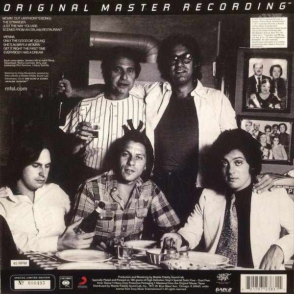 Billy Joel : The Stranger (2x12", Album, Ltd, Num, RE, RM, Gat)