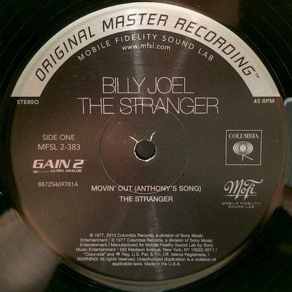Billy Joel : The Stranger (2x12", Album, Ltd, Num, RE, RM, Gat)