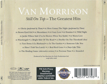 Van Morrison : Still On Top - The Greatest Hits (CD, Comp, RM)
