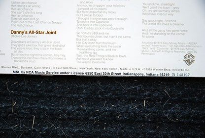 Rickie Lee Jones : Rickie Lee Jones (LP, Album, Club, RCA)