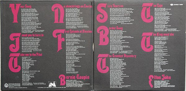 Elton John : Elton John (LP, Album, Mon)