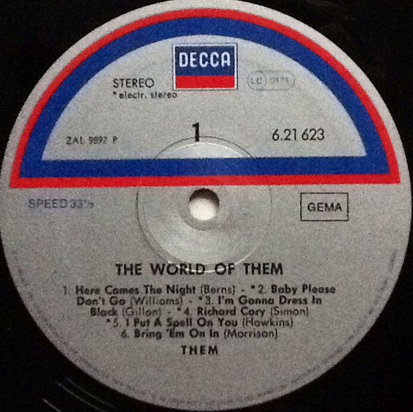 Them (3) : The World Of Them (LP, Comp, RE)