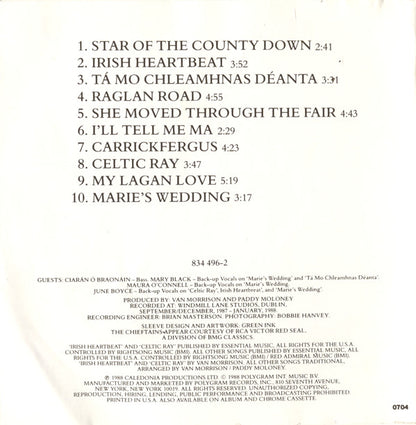 Van Morrison & The Chieftains : Irish Heartbeat (CD, Album)