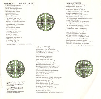 Van Morrison & The Chieftains : Irish Heartbeat (CD, Album)