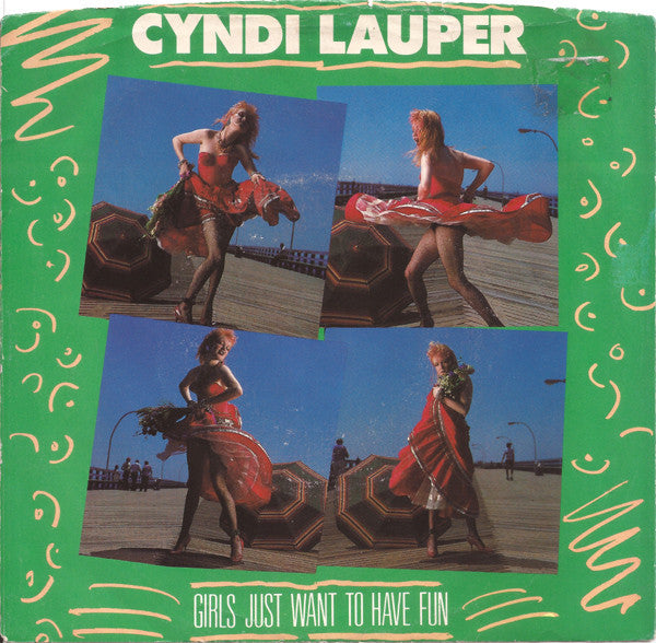 Cyndi Lauper : Girls Just Want To Have Fun (7", Single, Styrene, Pit)