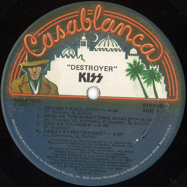 Kiss : Destroyer (LP, Album, Kee)