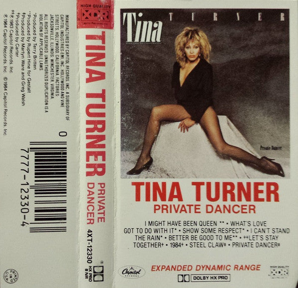 Tina Turner : Private Dancer (Cass, Album, Gri)