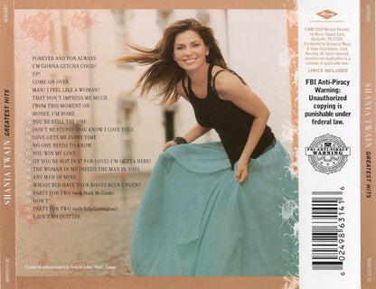 Shania Twain : Greatest Hits (CD, Comp)