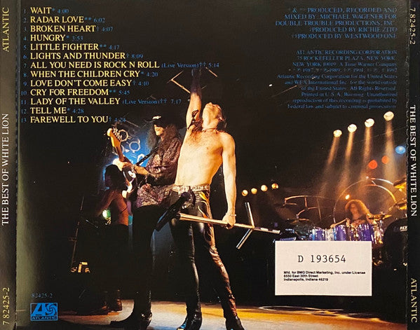 White Lion : The Best Of White Lion (CD, Comp, Club, RE)