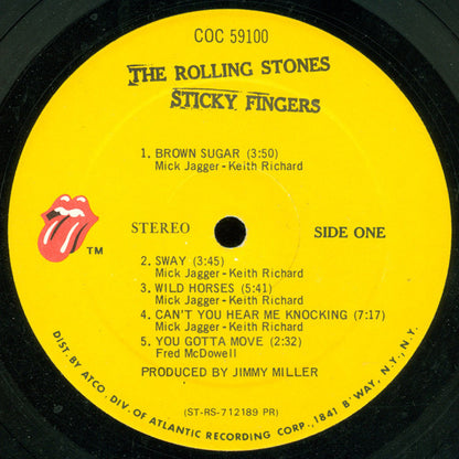 The Rolling Stones : Sticky Fingers (LP, Album, PR )