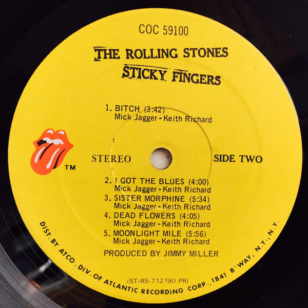 The Rolling Stones : Sticky Fingers (LP, Album, PR )