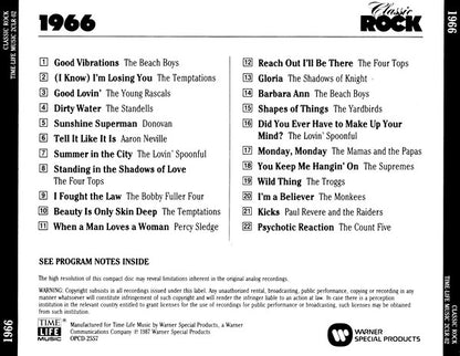Various : Classic Rock 1966 (CD, Comp, RE)