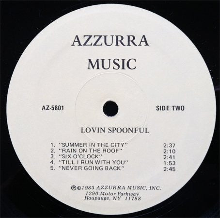 The Lovin' Spoonful : Anthology (LP, Comp, Whi)