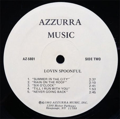 The Lovin' Spoonful : Anthology (LP, Comp, Whi)