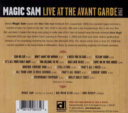 Magic Sam : Live At The Avant Garde (CD)