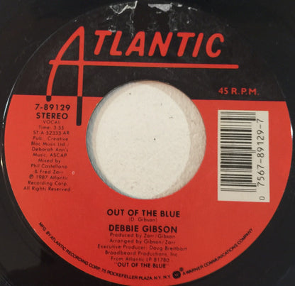 Debbie Gibson : Out Of The Blue (7", All)