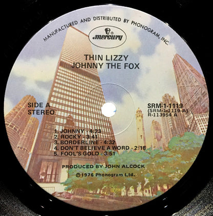 Thin Lizzy : Johnny The Fox (LP, Album, Club, Ind)