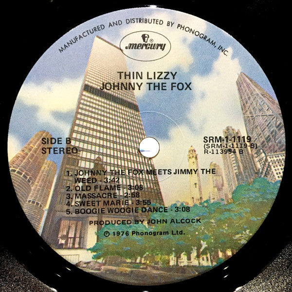 Thin Lizzy : Johnny The Fox (LP, Album, Club, Ind)